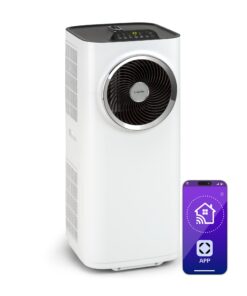 Klarstein Kraftwerk Smart 12K, mobil klíma, 3 az 1-ben, 12 000 BTU, irányítás alkalmazás által, fehér