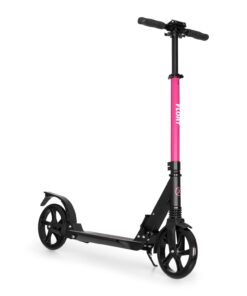 KLARFIT Float, roller, 200 mm, PU kerekek, ABAC 7, AS-soft grips fogantyúk, bíborvörös