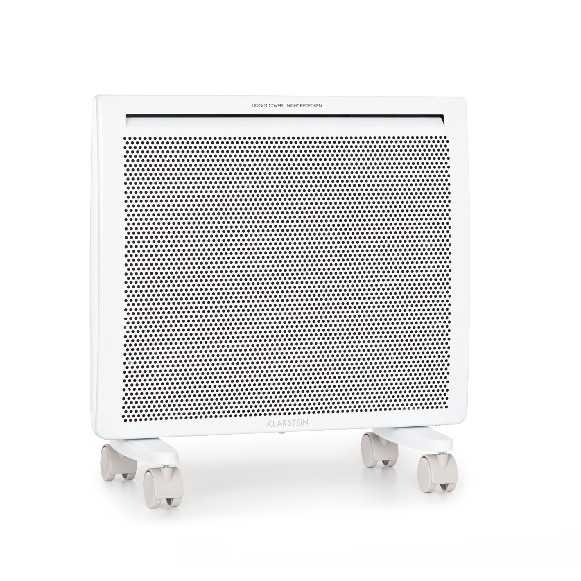 Klarstein Hot Spot Slimcurve Double Wave, konvektor, 2 az 1-ben fűtőtest, 1000 W, heti időzítő, fehér
