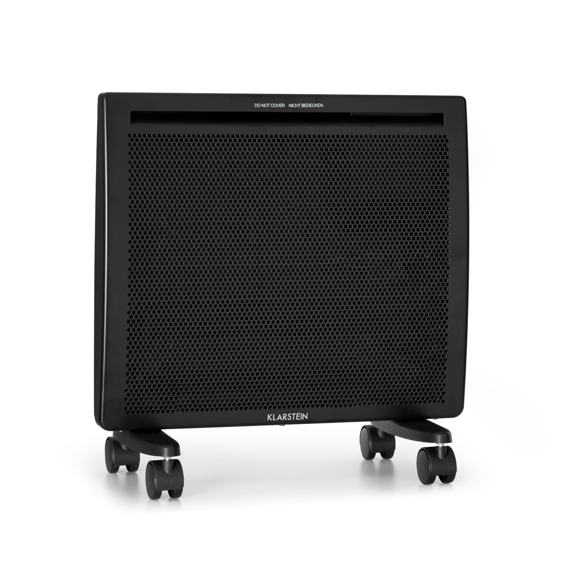 Klarstein Hot Spot Slimcurve Double Wave, konvektor, 2 az 1-ben fűtőtest, 1000 W, heti időzítő, fekete