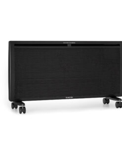 Klarstein Hot Spot Slimcurve Double Wave, konvektor, 2 az 1-ben fűtőtest, 2000 W, heti időzítő, fekete