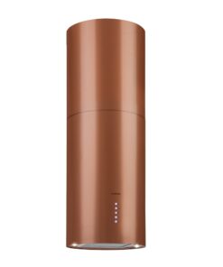 Klarstein Beretta, sziget páraelszívó, Ø 35 cm, légkeringetés, 650 m³/ó, LED, réz
