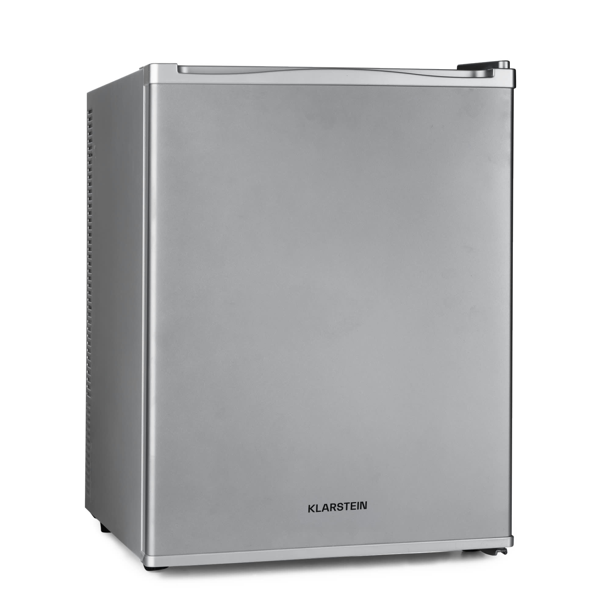 Klarstein Happy Hour 40, mini hűtőszekrény, 40 liter, 5 -15°C, csendes, 23dB, LED világítás, ezüst