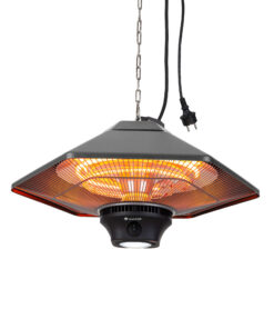 Blumfeldt Heat Hexa, infravörös hősugárzó, 800/1200 W, halogén, IP34, LED, bronz