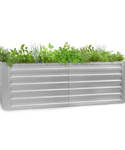 Blumfeldt High Grow Straight, emelt ágyás, 200 x 60 x 100 cm, 1200 l, acél