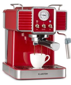 Klarstein Gusto Classico, eszpresszógép, 1350 W, 20 bar, 1,5 l, rozsdamentes acél