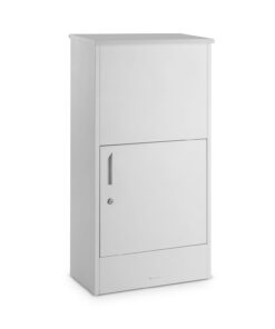 Blumfeldt London White, csomag postaláda, acél, földbe való horgonyozás, kerek zár