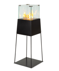 Blumfeldt Firetower, etanol kandalló, biztonsági égő, 250 ml/1,5 ó, tűzoltó segédeszköz, lángvédelem