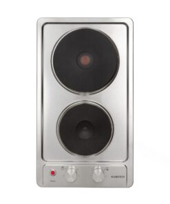 Klarstein Appetito Domino, elektromos főzőlap, 3000 W, 2 főzőlap, 6 teljesítményfokozat, rozsdamentes acél