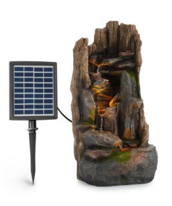 Blumfeldt Magic Tree, napelemes szökőkút, LED lámpa, polireszin