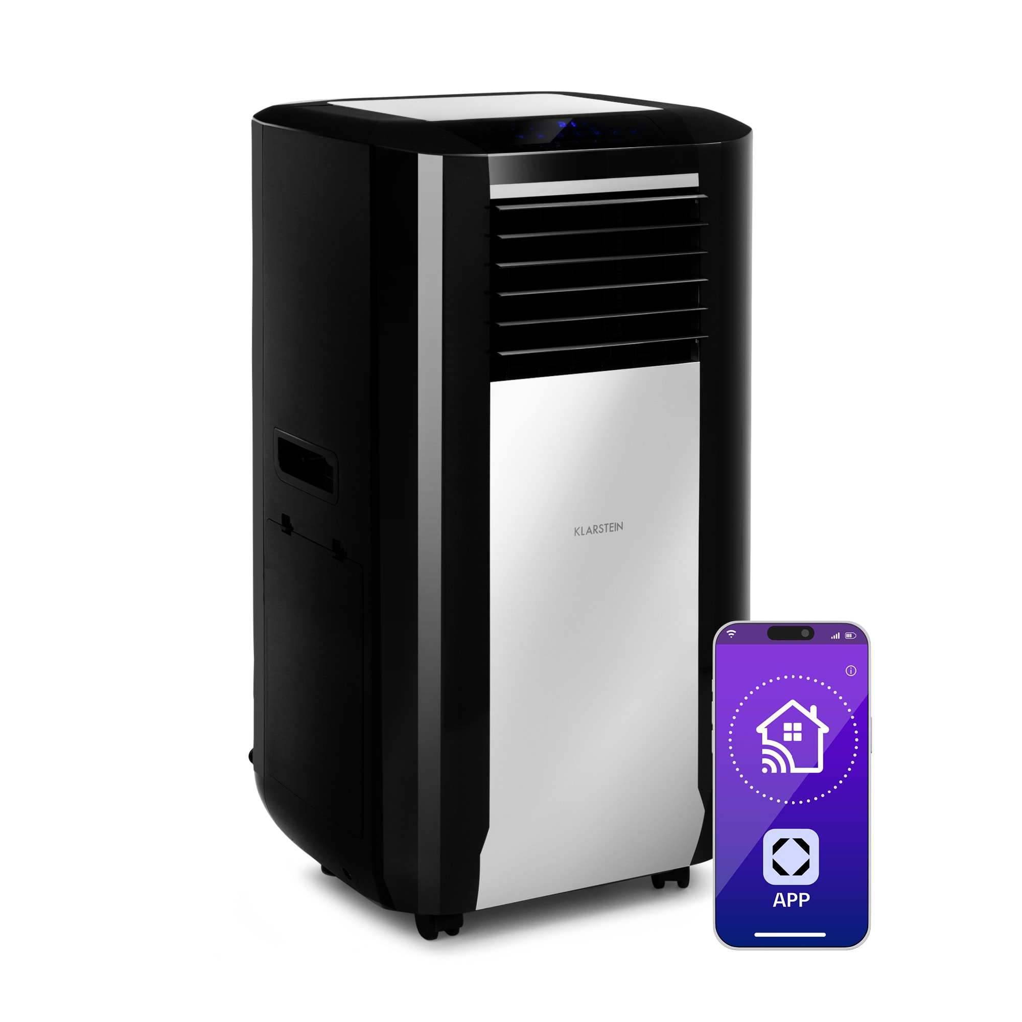 Klarstein Max Breeze Smart, mobil klíma, 15000 BTU/ó (4,4 kW), A energiahatékonysági osztály