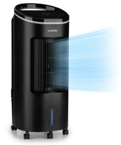 Klarstein IceWind Plus, 4 az 1-ben léghűtő, ventilátor, párásító, légtisztító, 330 m³/ó, 65 W, 7 liter, 4 sebesség, oszcilláció, ionizátor, időzítő, távirányító, mobil