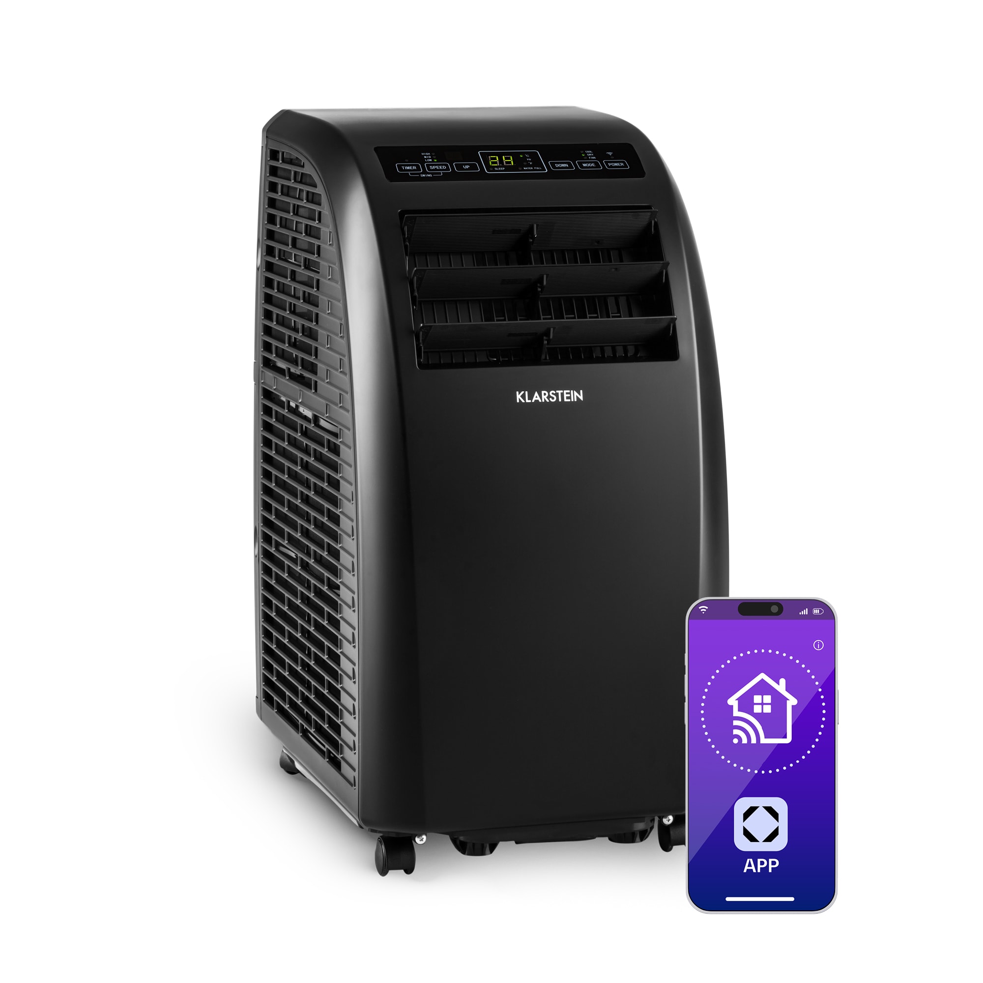 Klarstein Metrobreeze Rom Smart, mobil klíma, 10000 BTU/3,0 kW, A energiahatékonysági osztály, távirányító