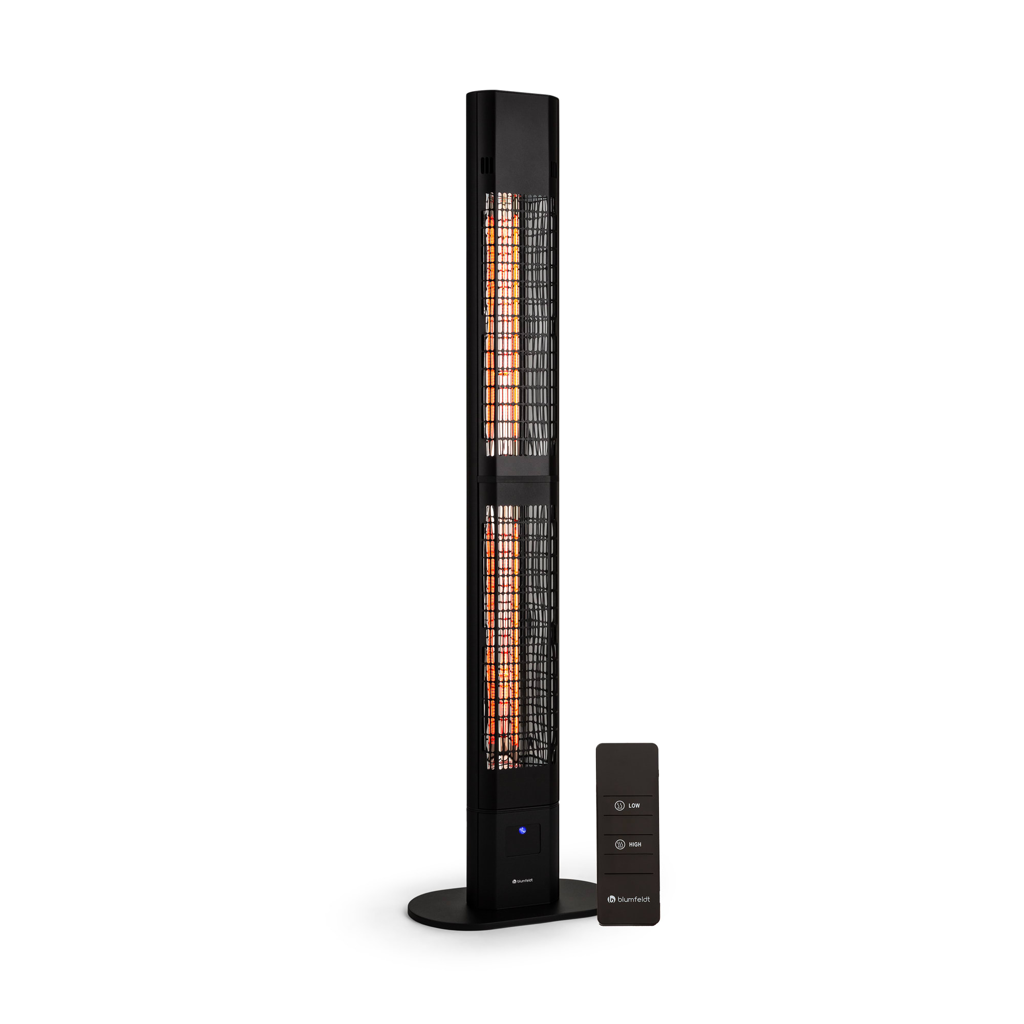 Blumfeldt Heat Guru 3000, sugárzó fűtőtest, 3000 W, IP54, kültéri használatra, távirányító
