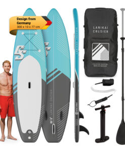 Capital Sports Lanikai Cruiser 9.8, felfújható paddle board, készlet SUP deszkával, 305 x 77 x 10