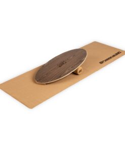 BoarderKING Indoorboard Allrounder, egyensúlyozó deszka, alátét, henger, fa / parafa