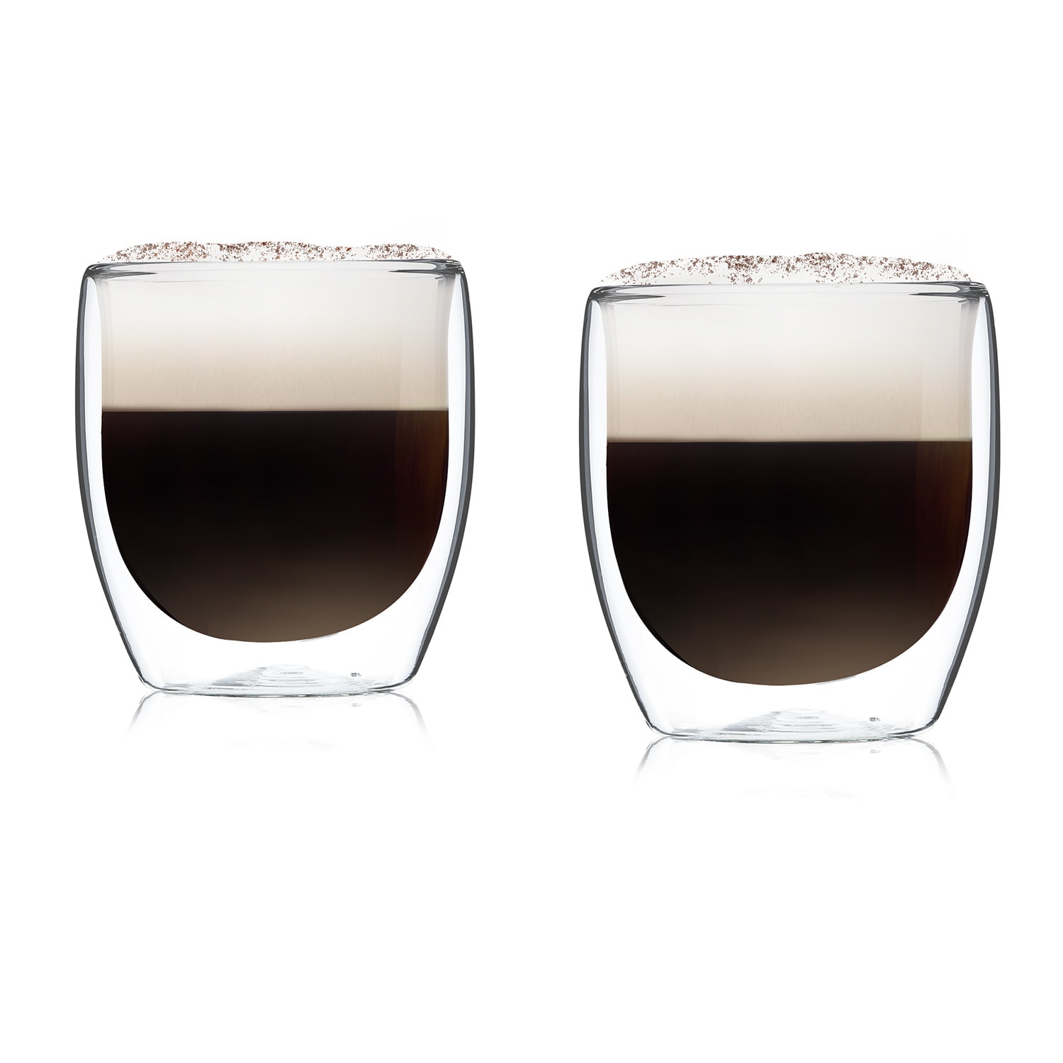 Klarstein Glaswerk Altino, thermo poharak dupla üveggel, 250 ml, kézműves, boroszilikát üveg