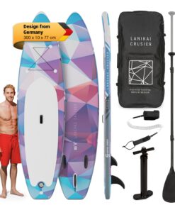 Capital Sports Lanikai Cruiser 9.8, felfújható paddle board, készlet SUP deszkával, 305 x 77 x 10