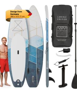 Capital Sports Lanikai Cruiser 9.8, felfújható paddle board, készlet SUP deszkával, 305 x 77 x 10