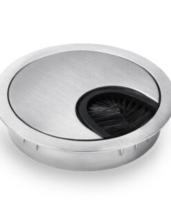 OneConcept Kábelátvezető, 2 darabból álló készlet, 60 mm, fém, sörtés tömítés