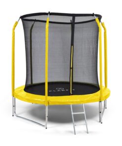 KLARFIT Jumpstarter, trambulin, 2,5 m Ø, háló 120 kg max., 195 cm Ø ugrófelület