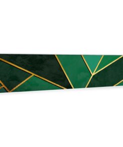 Klarstein Wonderwall Air Art Smart, infravörös hősugárzó, 120 x 30 cm, 350 W, zöld csík
