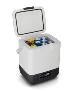 Klarstein SwiftFrost 12L hűtőtáska, 12V-24V/230V, -20 °C-ig, kompresszor, 2 teljesítményszint, LED kijelző