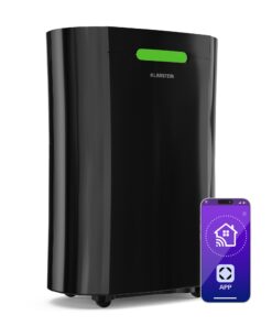 Klarstein AeroDry Smart 12 párátlanító, 12 l/nap, 25-30 m², páratartalom érzékelő, irányítás alkalmazás segítségével, 135 m³/h