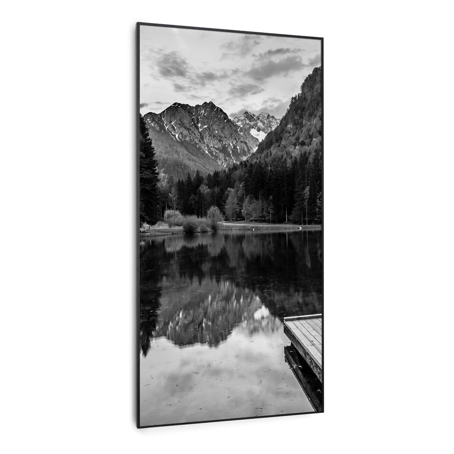 Klarstein Wonderwall Air Art Smart, infravörös hősugárzó, 60 x 120 cm, 700 W, fekete-fehér tenger