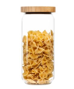 Klarstein Tárolóedény, bambusz fedéllel, 1000 ml, egymásra helyezhető, légmentesen zárható