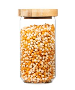 Klarstein Tárolóedény, bambusz fedéllel, 580 ml, egymásra helyezhető, légmentesen zárható