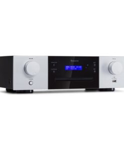 Auna CD-1000 DG, CD-lejátszó, USB, MP3, távirányító, LED kijelző, alumínium