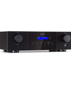 Auna AMP-4000 DAB, Hifi sztereó erősítő, DAB+ rádió, USB, távirányító, LED kijelző