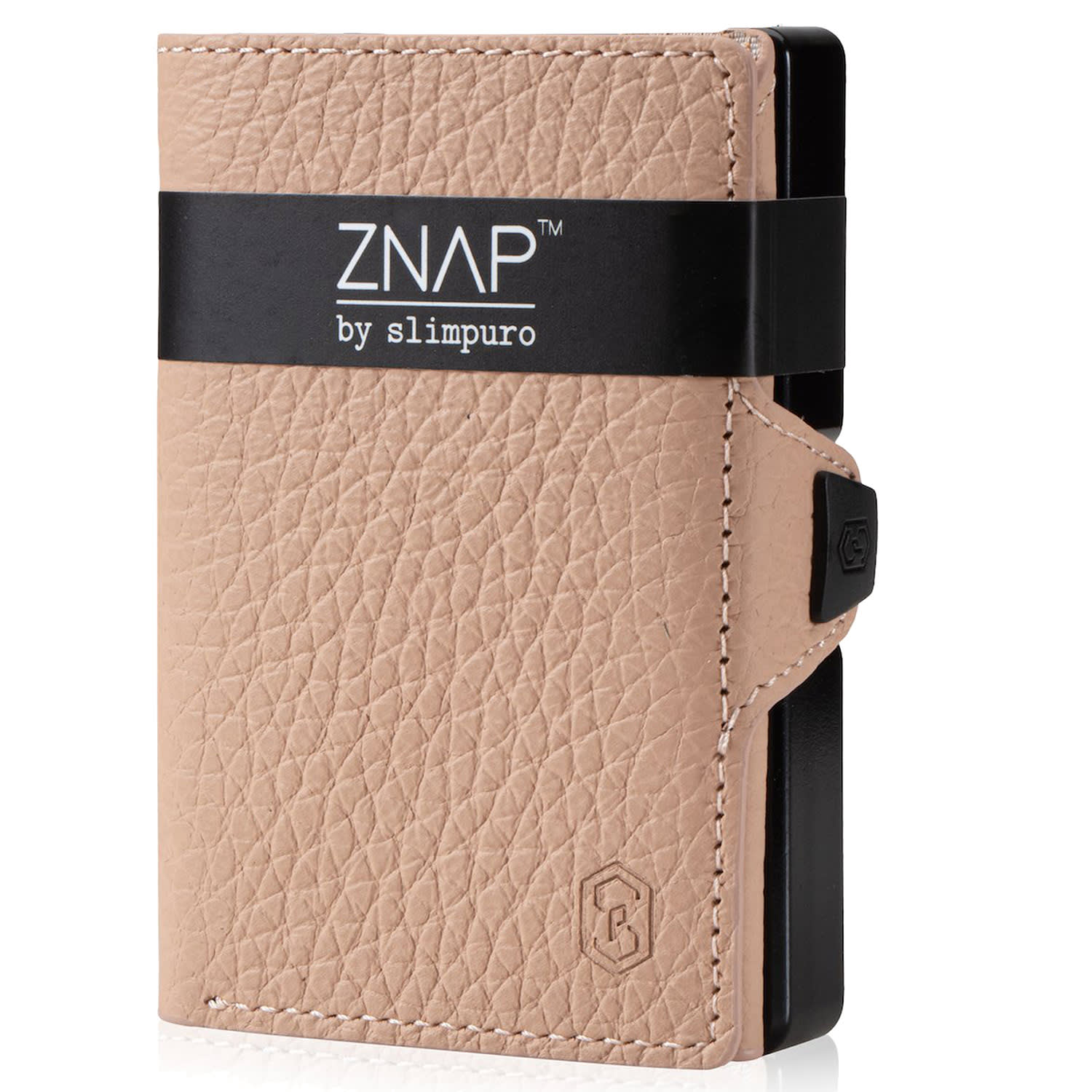 Slimpuro ZNAP Slim Wallet, 8 kártya, érmés rekesz, 8,9 x 1,5 x 6,3 cm (Sz x Ma x Mé), RFID-védelem