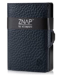 Slimpuro ZNAP Slim Wallet, 8 kártya, érmés rekesz, 8,9 x 1,5 x 6,3 cm (Sz x Ma x Mé), RFID-védelem