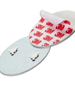 SHD by oneConcept Magnetic Mount, Mágneses tartó Ø 7 cm-től nagyobb füstérzékelőkhöz, Öntapadós