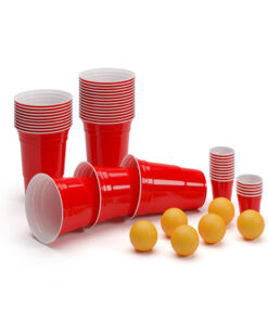 BeerCup Federer Ultimate Beer Pong party csomag, Red Cups, Shot Cups, labdákkal