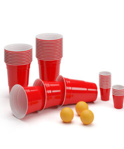 BeerCup Federer Ultimate Beer Pong party csomag, Red Cups, Shot Cups, labdákkal