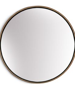 Casa Chic Fournier Fali tükör fém kerettel kerek Ø 80 cm