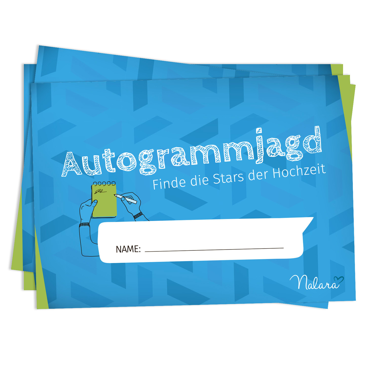 Spielehelden Autogramvadászat 10 kérdés tulajdonságokról 50 db. DIN A5 játékos nyomtatás