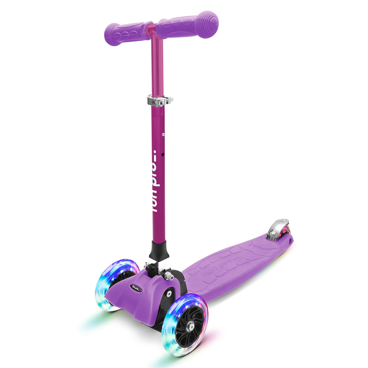 Fun pro ONE Deluxe gyermek roller 3-6 éves korig LED kerekek összecsukható 50 kg-ig állítható magasságú