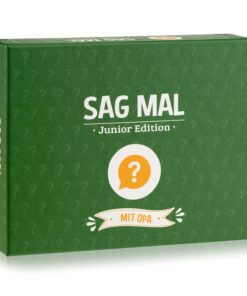 Spielehelden Sag mal... mit Opa- Junior Edition ismerkedős játék 100+ kérdés Játékosok száma: 2+ Életkor: 8 éves kortól