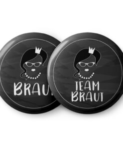 Spielehelden Braut Vintage  jelvények legénybúcsú ajándék 12 kitűző 5,6 cm extra nagy lánybúcsú ajándék