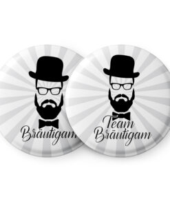 Spielehelden Szakállas jelvények legénybúcsú ajándék 12 kitűző 5,6 cm extra nagy legénybúcsú ajándék