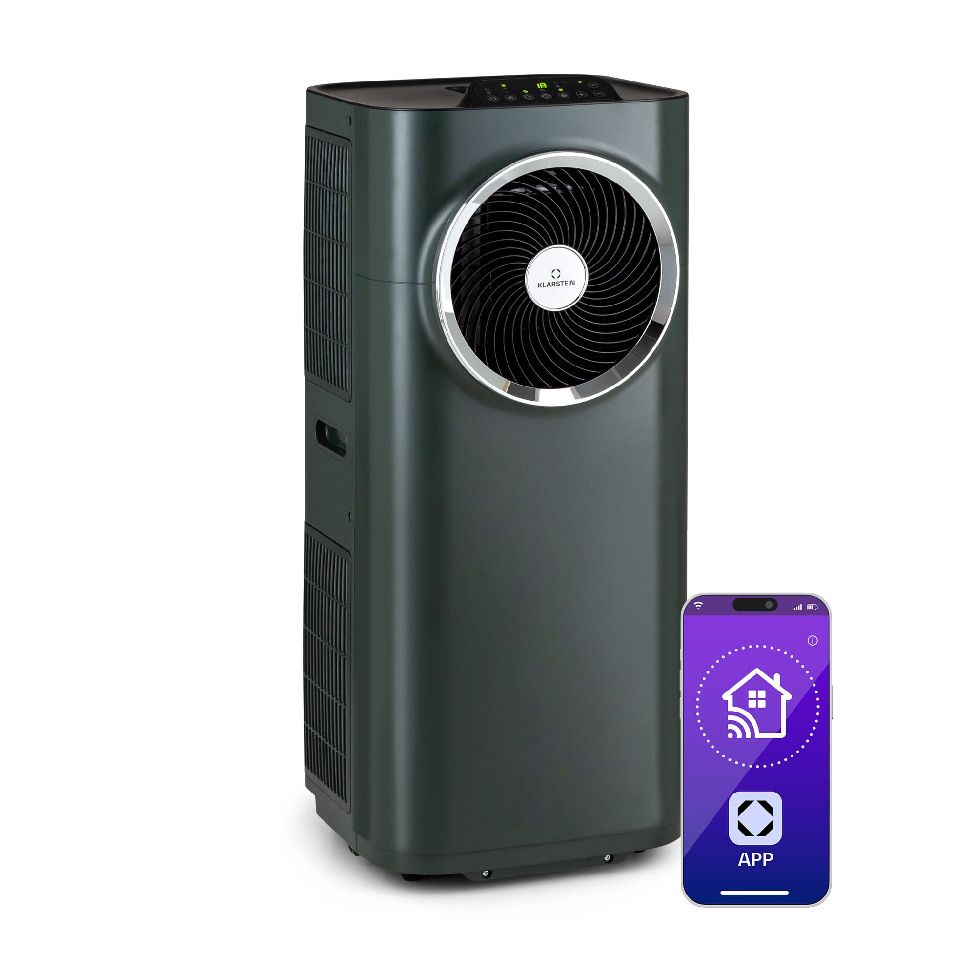 Klarstein Kraftwerk Eco Smart 11, légkondicionáló, 3 az 1-ben, 11.500 BTU, távirányító, applikációval vezérelhető