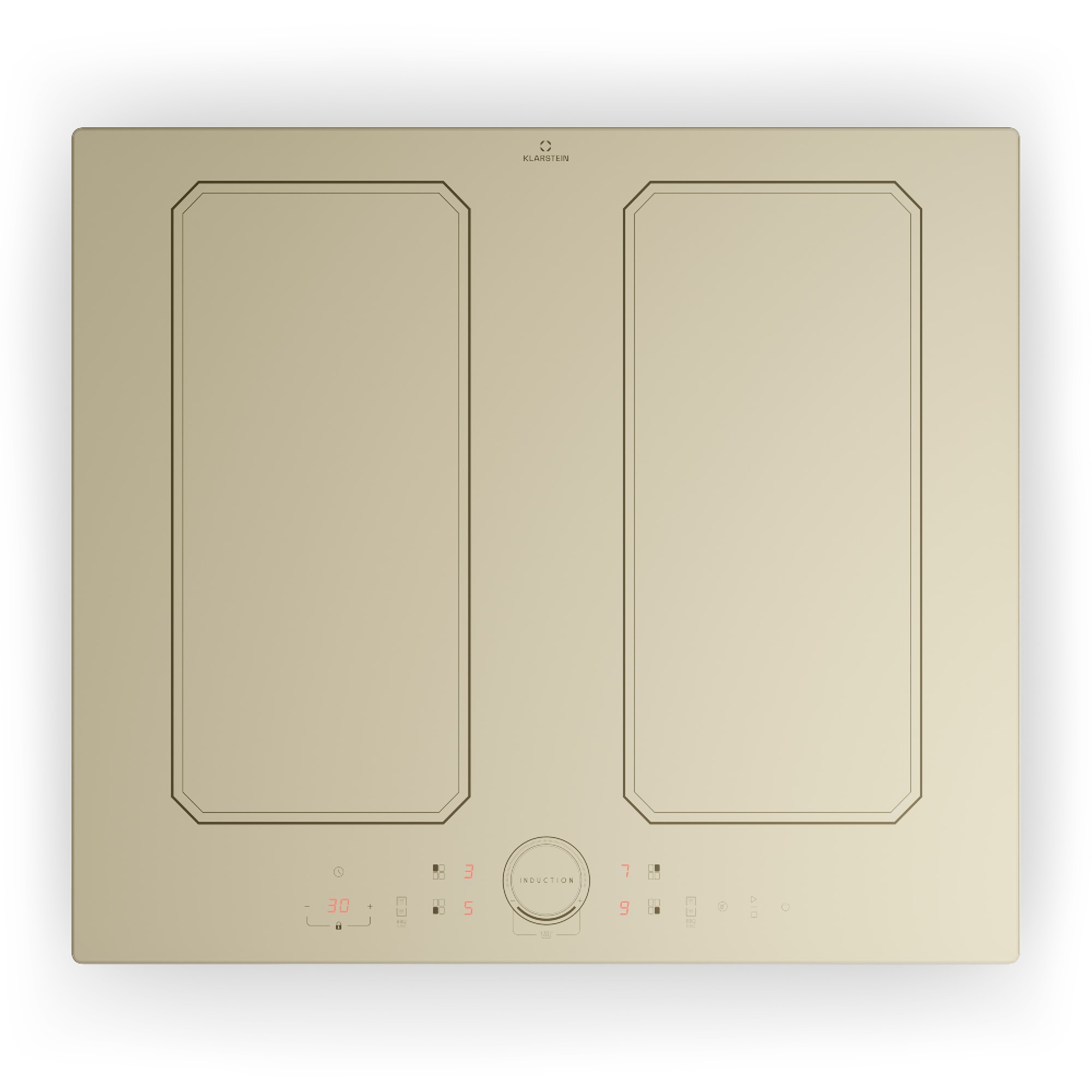 Klarstein Victoria 4 Flex, indukciós főzőlap, beépített, 7000 W, Flexzone, időzítő
