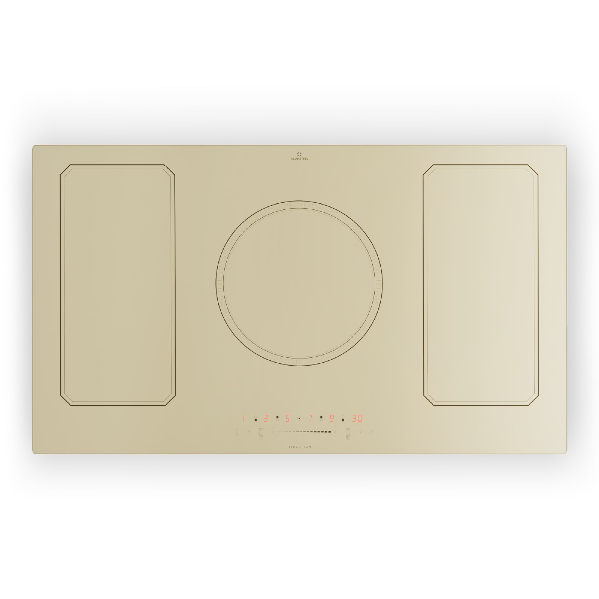 Klarstein Victoria 5 Flex, indukciós főzőlap, beépíthető, 7400 W, 2 Flex zóna, időzítő