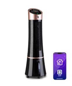 Klarstein Skyscraper Ice Smart, 4 az 1-ben, léghűtő és ventilátor, WiFi, 180m³/ó, távirányítóval