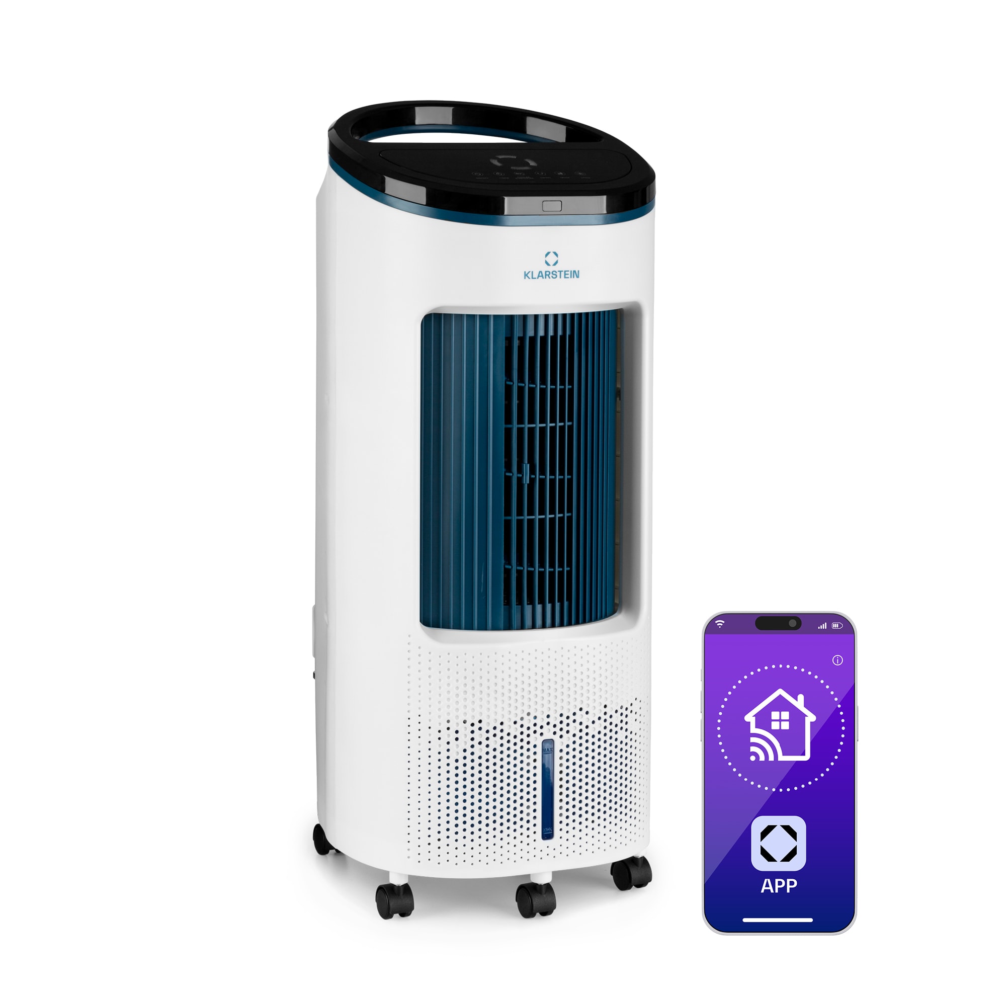 Klarstein IceWind Plus Smart 4 az 1-ben, léghűtő, ventilátor, párásító, légtisztító, app vezérléssel