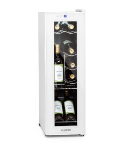 Klarstein Shiraz 12 Slim, borhűtő, 32 l, 12 palack, 85 W, 5–18°C, érintőképernyős kezelőpanel